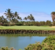 The par-3 seventh hole at Poipu Bay Golf Course plays 179 yards. 